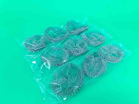 Мочалка залізна (а3*10 г) Сітка Дніпр (1 пачка) Харків