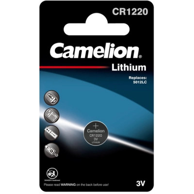 Батарейка CR 1220 Lithium * 1 Camelion (CR1220-BP1) Винница - изображение 1