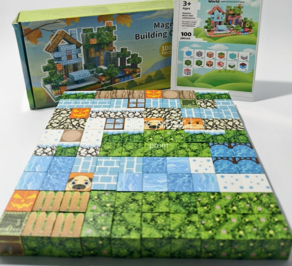 Магнитный конструктор Майнкрафт, конструктор Майнкрафт. Харків - фото 5