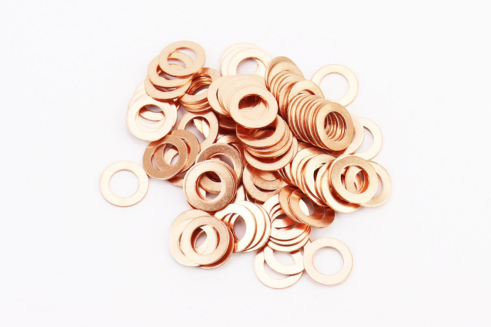 Шайба мідна 8x14x1мм DIN7603A, к-кт 100шт Київ - фото 1