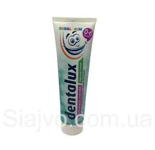 Дитяча зубна паста Dentalux (Bubblegum) 100 мл (0-6 років) Львів