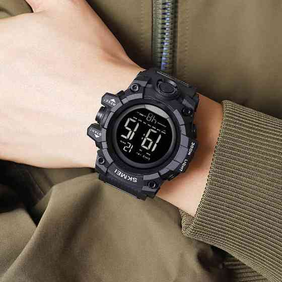 Тактические часы для зсу SKMEI 2140BK, Специальные часы для армии Армейский наручные с таймером AH-28 Ивано-Франковск