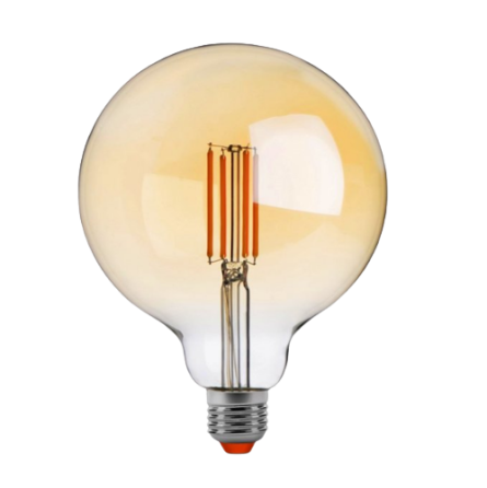 Лампа G95 7W E27 2200К 220V Filament AD LED Videx Житомир