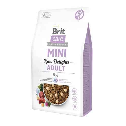 Корм сухой Brit Care Mini Raw Delights Beef д/собак малых пород говядина 2 кг Киев