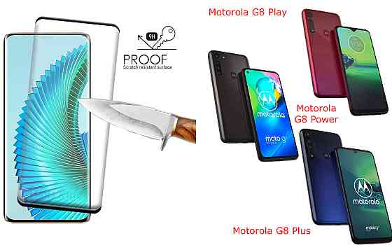 Защитное стекло HyperGlass Pro для Motorola G8 Play, G8 Power, G8 Plus – максимальная чувствительность и Киев