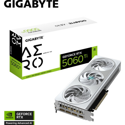 Видеокарта GIGABYTE GeForce RTX5060Ti 16Gb AERO OC (GV-N506TAERO OC-16GD) Винница - изображение 5