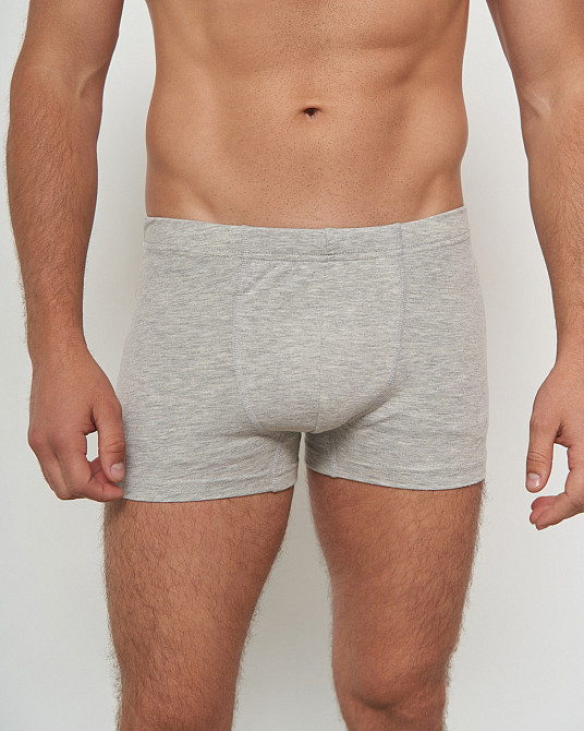 Боксеры мужские однотонные Ozkan 12024 Серый, M, L, XL, XXL Киев - изображение 1