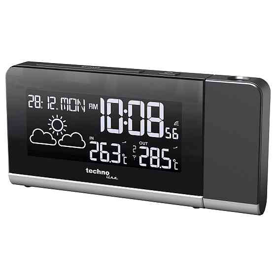 Часы проекционные Technoline WT539 Black (WT539) Винница