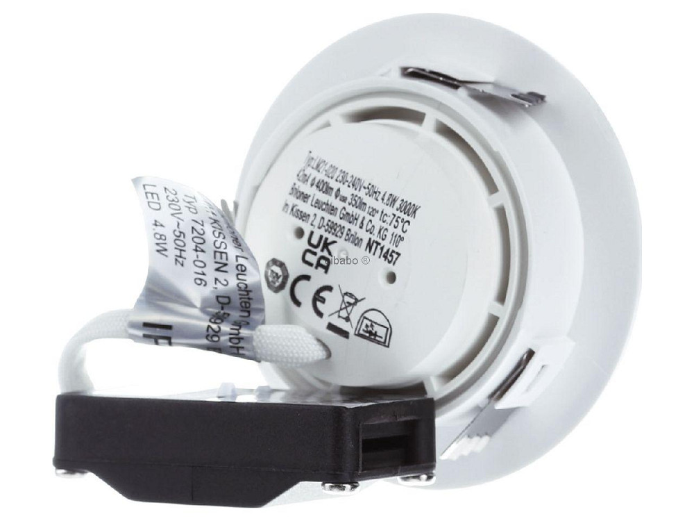 Встраиваемый светодиодный светильник Briloner LED белый 5Вт IP44 400lm Днепр - изображение 8