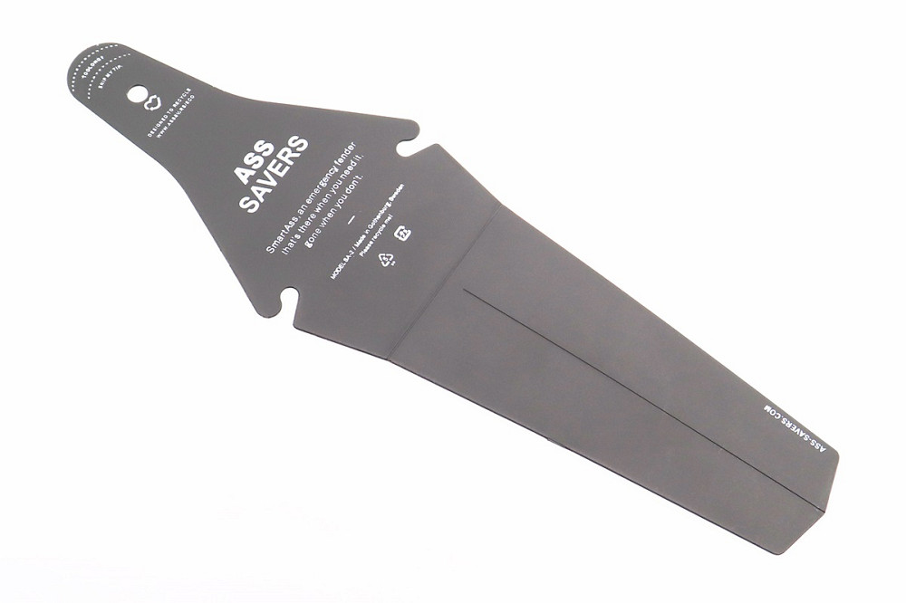 Крило поліпропіленове під сідло, швидкознімне, чорний Київ - фото 1