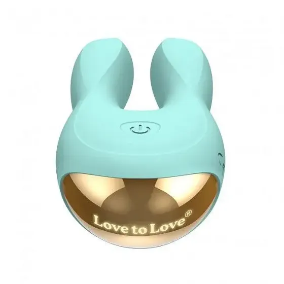 Вібратор-кролик Love To Love Hear Me Menthe з двома моторчиками і різнобарвною LED-підсвіткою Львов
