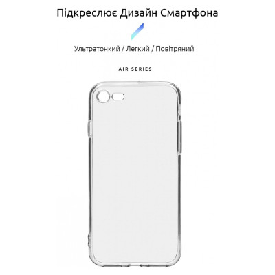 Чохол до мобільного телефона Armorstandart Air Series Apple iPhone SE 2022/2020/8/7 Cam cov Transparent (ARM70010) Вінниця - фото 3