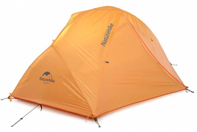 Намет надлегкий двомісний  з футпринтом Naturehike Star-River 2 Updated NH17T012-T, 210T, помаранчев Київ - фото 2