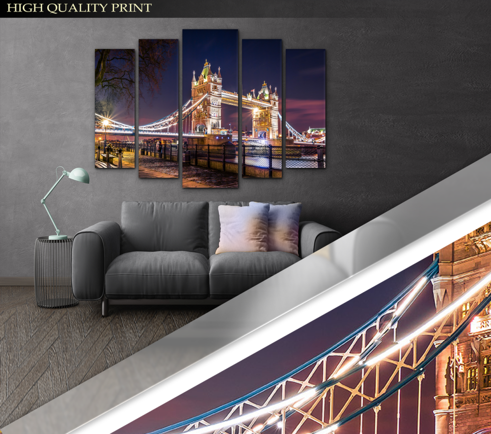 Модульна картина Лондон Art-330_5 ( 80х118см ) Київ - фото 3