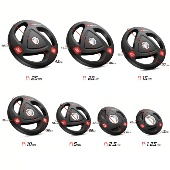 Диск олімпійський Hop-Sport 1,25кг Киев