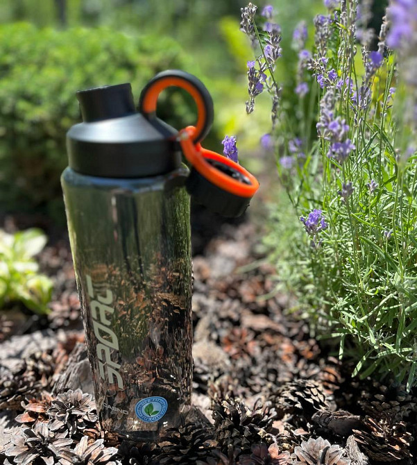 Пляшка для води CASNO 1500 мл KXN-1237 Сіра Кам'янське - фото 8