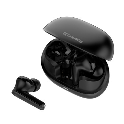 Навушники ColorWay Slim TWS-1 Earbuds Long Life Black (CW-TWS1BK1) Вінниця - фото 10