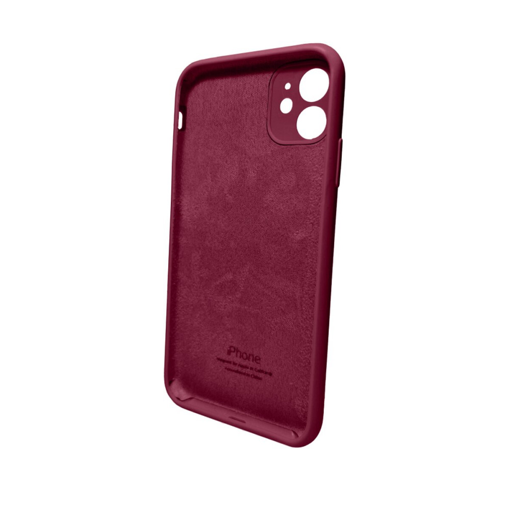 Чохол для смартфона Silicone Full Case AA Camera Protect for Apple iPhone 11 кругл 47,Plum Киев - изображение 2