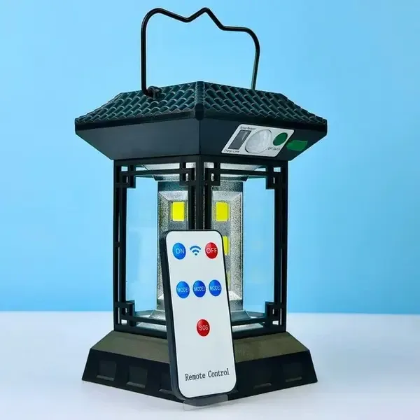 Кемпенговый фонарь CL-T60 с солнечной батареей и датчиком движения на аккумуляторе 2*18650 Одесса - изображение 3