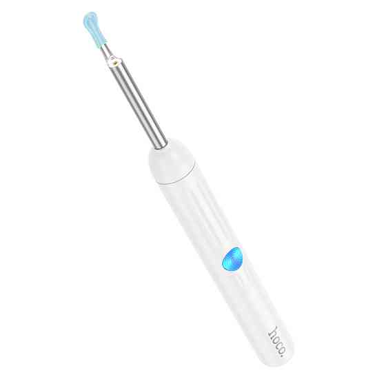 Інструмент для чищення вух з камерою HOCO HP65 Ears cleaning tool with camera White Одеса