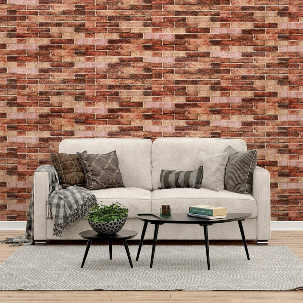 Декоративна коричнева панель Катеринославська цегла Київ - фото 5