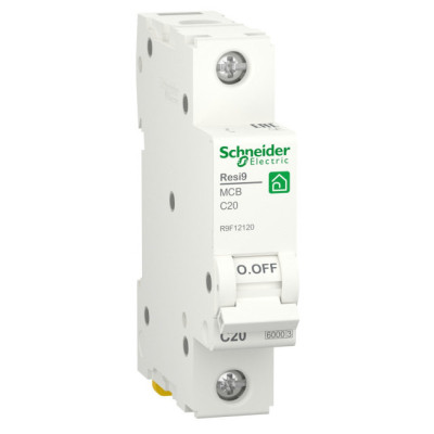 Автоматический выключатель Schneider Electric RESI9 6kA 1P 20A C (R9F12120) Винница - изображение 1