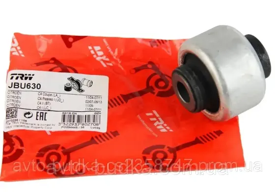Сайлентблок переднього ричага передній на CitroTD390W , 11-146100016/HD , LMI28898en C4 I 2004-2013 Trw JBU630 Новый Роздол