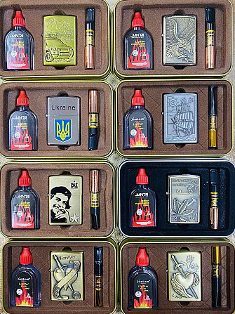 Запальничка ZIPPO 3 в 1 (бензин, мундштук) ART- 006/2001 (120) Київ - фото 1