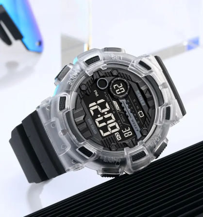 Годинник чоловічий спортивний наручний Skmei 2110 (Чорний з білим) Вінниця