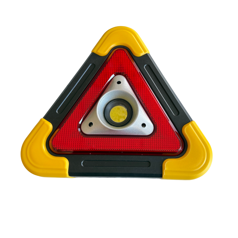 Знак "Аварійна зупинка" в авто трикутний, акумуляторний на сонячній батареї з ліхтарем і ручкою Кам'янець-Подільський - фото 4