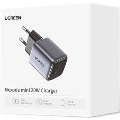 Зарядное устройство Ugreen 20W USB C PD Nexode mini Charger CD318 (90664) Винница