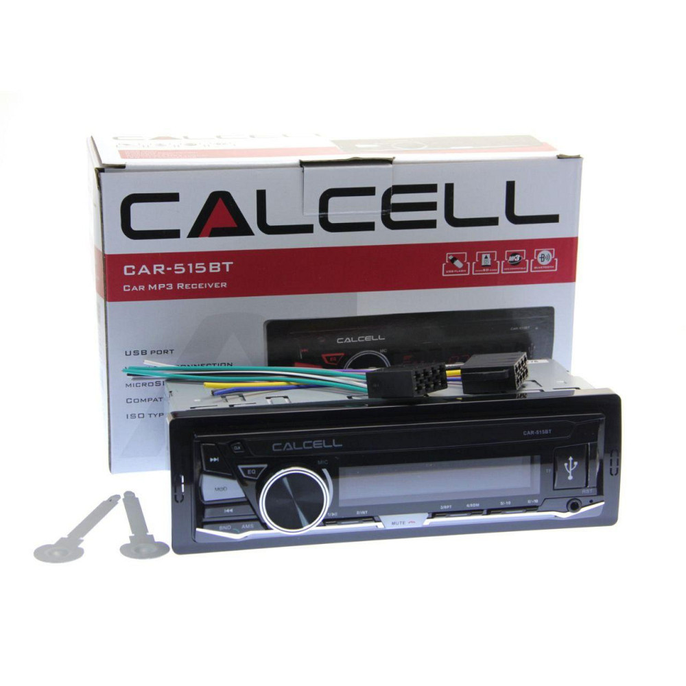 Автомагнитола 1DIN Calcell CAR-515BT (Bluetooth/USB/MicroSD/AUX/FM) RGB подсветка Харьков - изображение 2