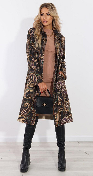 Легке пальто цікавого крою (42) Київ - фото 3