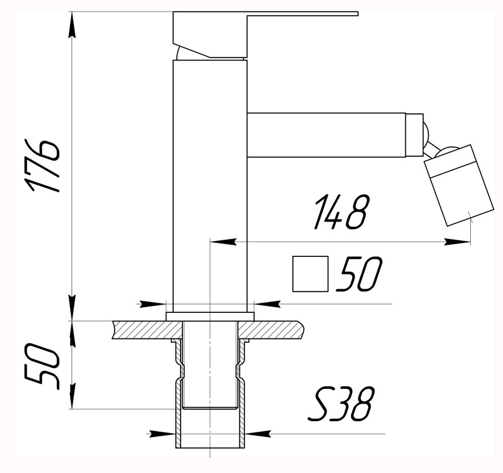 Змішувач для біде Globus Lux SICILIA SBQ-106 (000027318) Київ - фото 7
