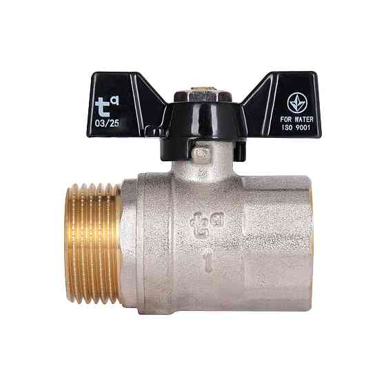 Кран кульовий Thermo Alliance Base 1" ВН для води (метелик) SD607W25 Київ