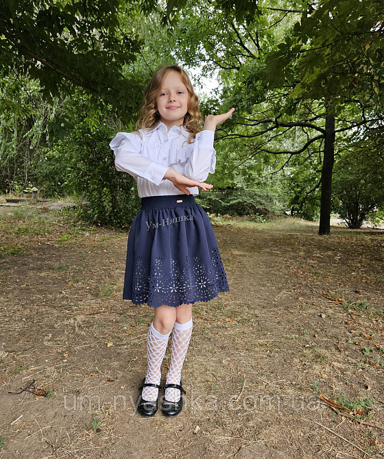 Красивая школьная блузка с длинным рукавом 134 Кривой Рог - изображение 6