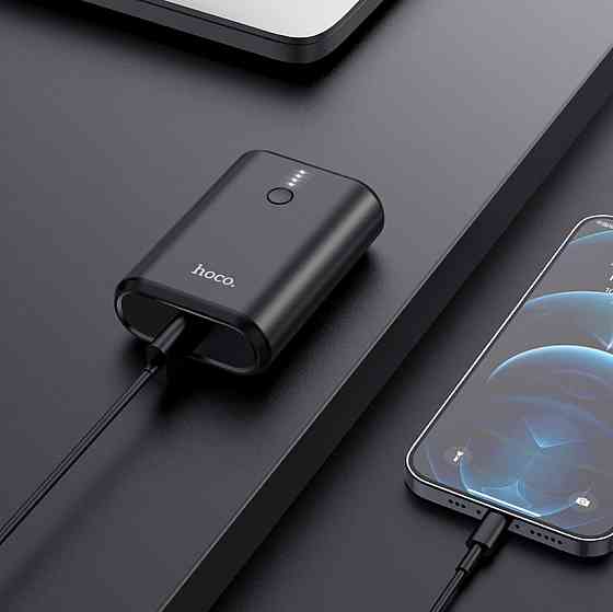 Зовнішній акумулятор HOCO Q3 Mayflower PD20W+QC3.0 power bank(10000mAh) Black Київ