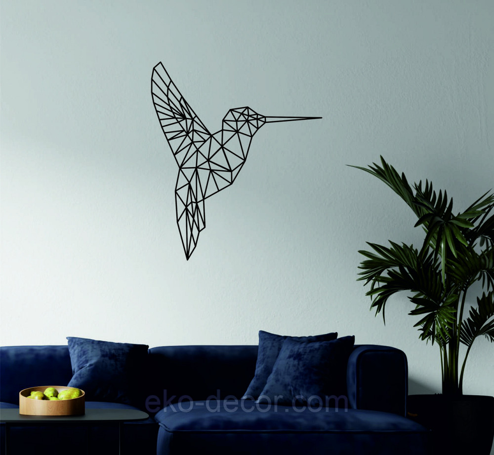 Настінний декор Панно «Колібрі» Декор на стіну Київ - фото 2