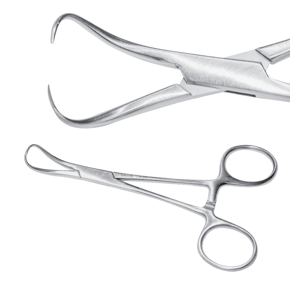 Затискач для операційної білизни Backhaus, 13см, J-18-010 Дніпро - фото 1