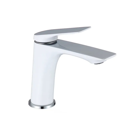 Змішувач для умивальника Mixxus Premium DERBY 001 (NUT) WHITE-CHROME (MI6613) Запоріжжя