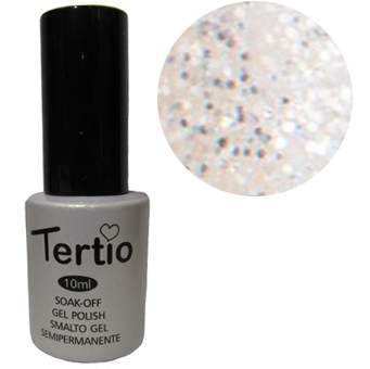 TERTIO гель - лак № 183(біла ніч з блискітками)10 мл Київ