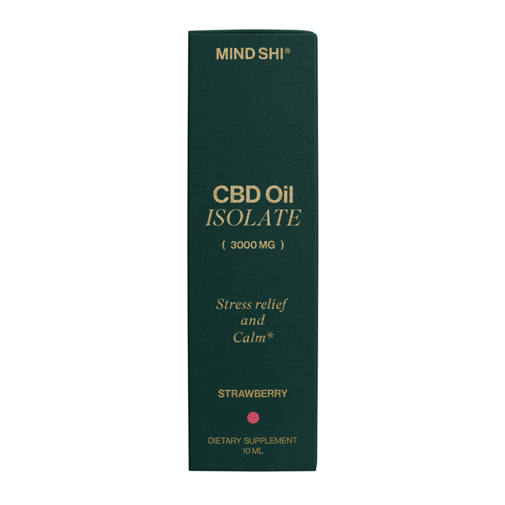 Олія каннабідіол Mind Shi CBD Oil Isolate 3000 mg 10 ml полуниця Київ - фото 4