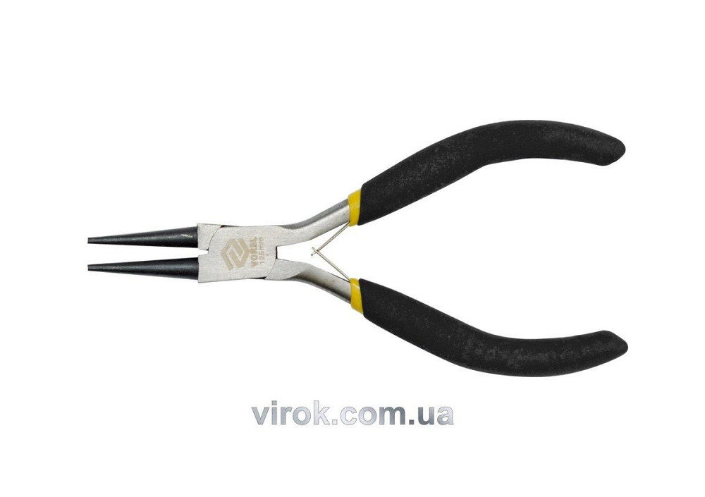 Щипці - круглогубці міні VOREL : прямі, L= 125 мм, з ізольованими ручками [12/120] Одесса - изображение 1