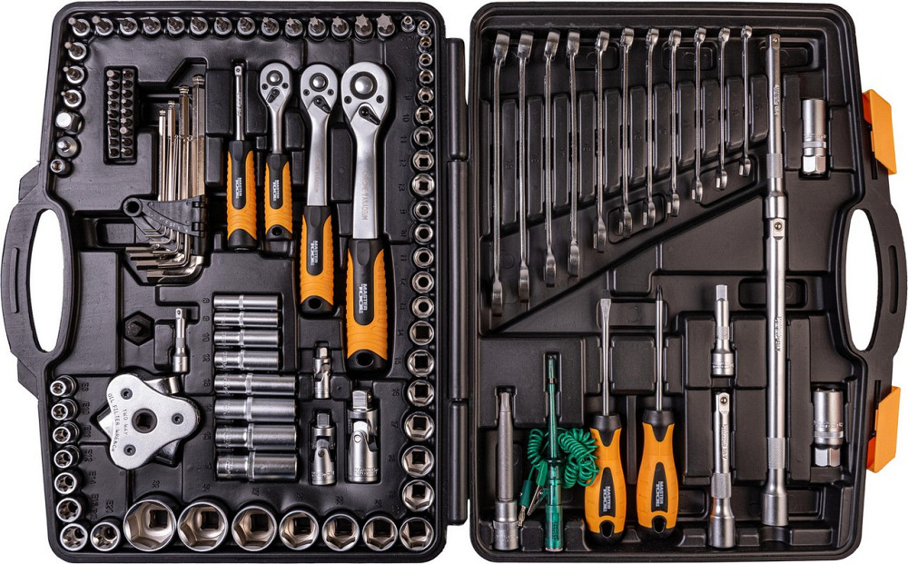 Набор ключей и насадок торцевых MASTERTOOL PROFI 1/4