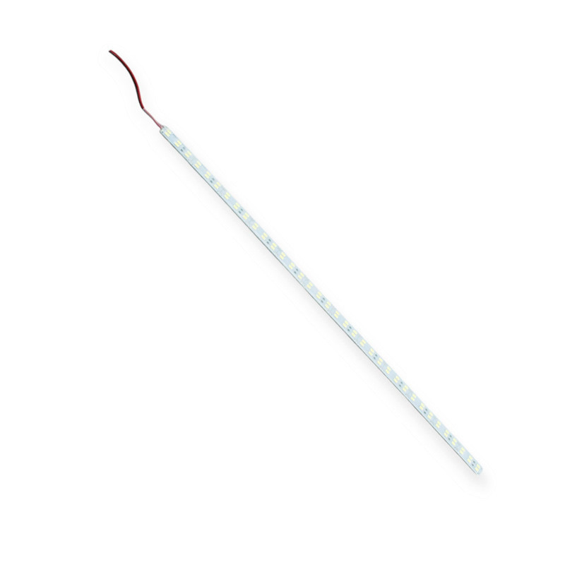 Лента метал. 12V 72 SMD диод белая 50см 2ряда светодиодная Мукачево - изображение 1