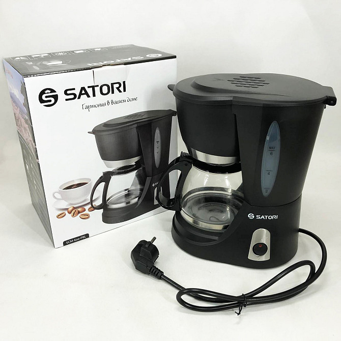 Маленька кавомашина для дому Satori, Апарат для кави для дому Кавоварка настільна компактна YW-16 Одеса - фото 6