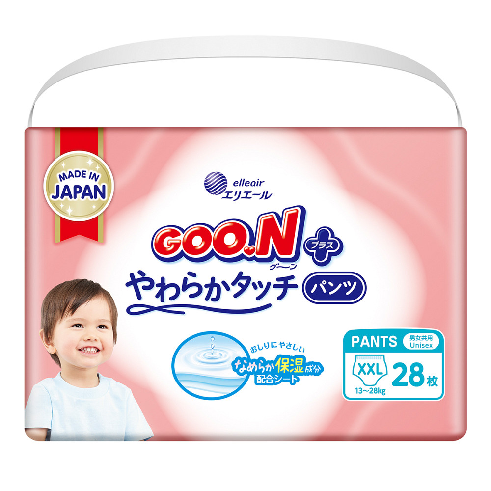 Трусики-підгузки Goo.N Plus для дітей (розмір 6(XXL), 13-25 кг, 28 шт.) Днепр - изображение 1