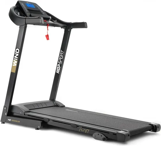 Беговая дорожка Hop-Спорт Bieżnia Elektryczna Hs-1000Lb Wind Szary Киев