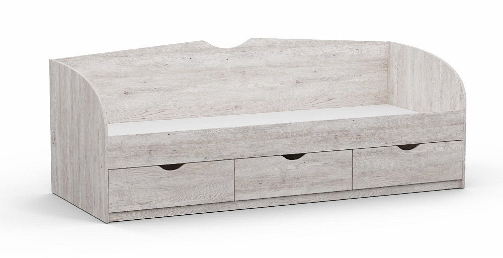 Кровать односпальная L-8, Самоа Димчастий, 2030х834х766 Львов - изображение 1