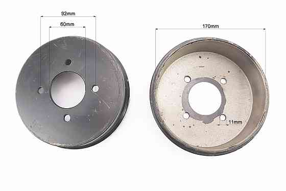 Гальмівний барабан D-170mm, 4отв.x92mm к-кт 2шт Київ
